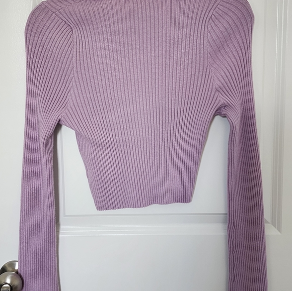 Sincerely Jules lavender sweater medium - Picture 3 of 3